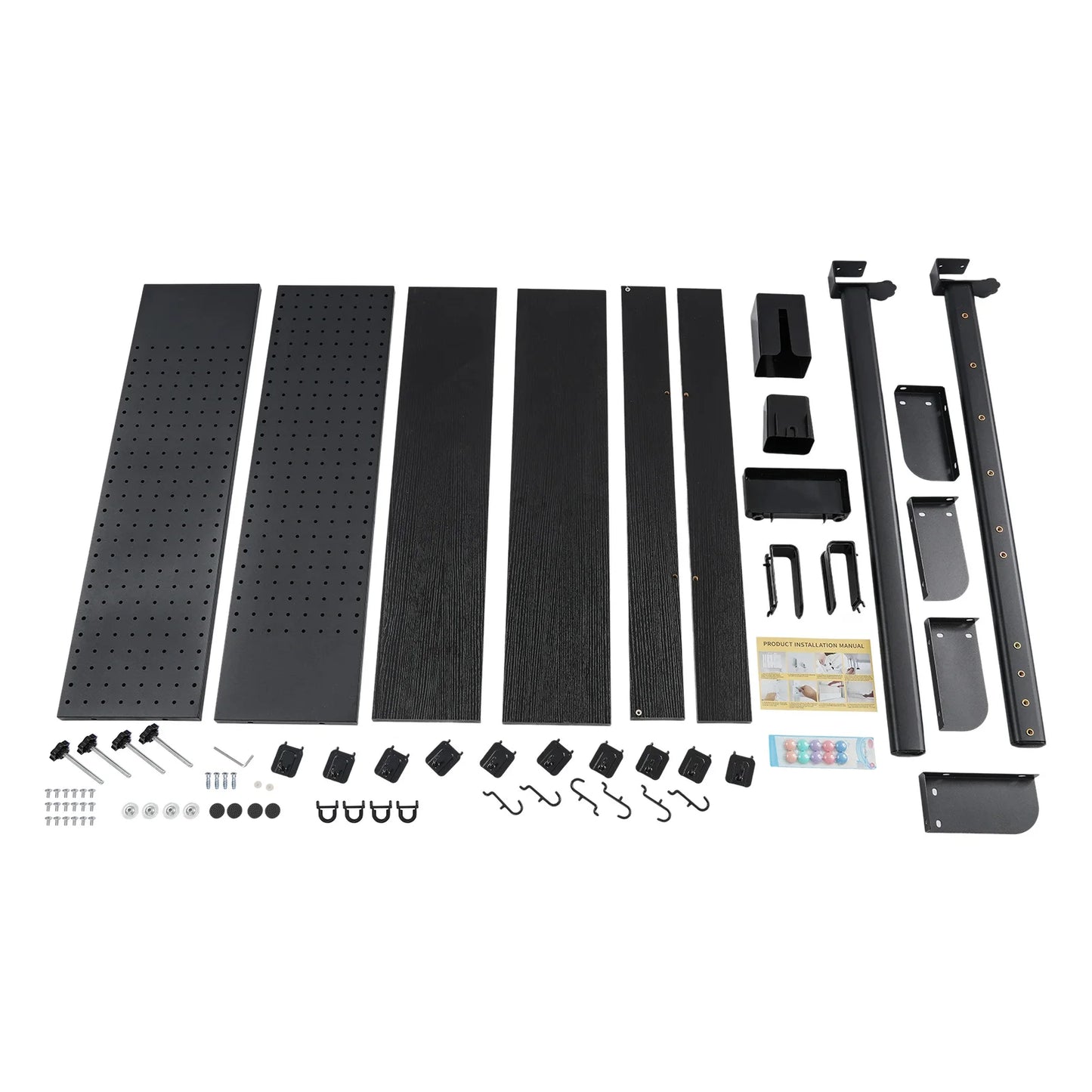 Desktop Bookshelf Clip-on Desk Organizer Modern Metal Storage Solution