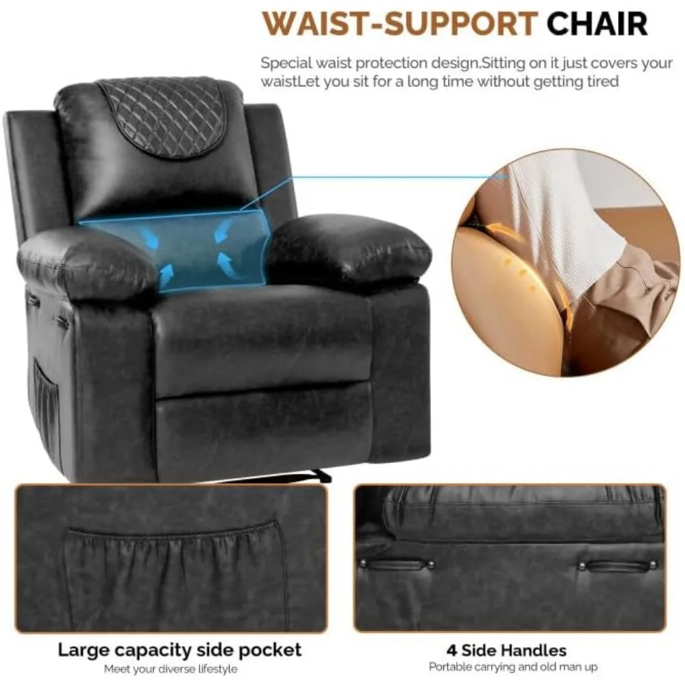 Recliner Chair Electric Adjustable Massage Living Room Chair for Adults