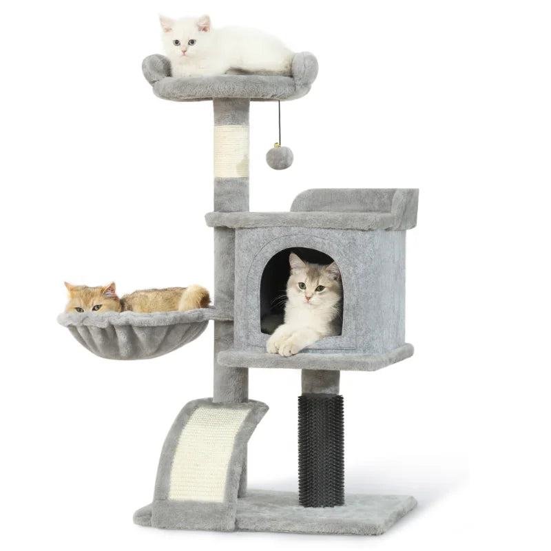 Ljustra Cat Climbing Frame Multi-Level Cat Tower with Scratching Post