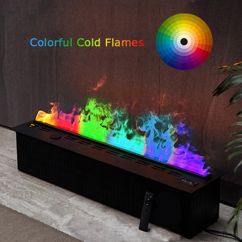 Ljustra Water Vapor Fireplace Humidifier Decorative Flame TV Stand