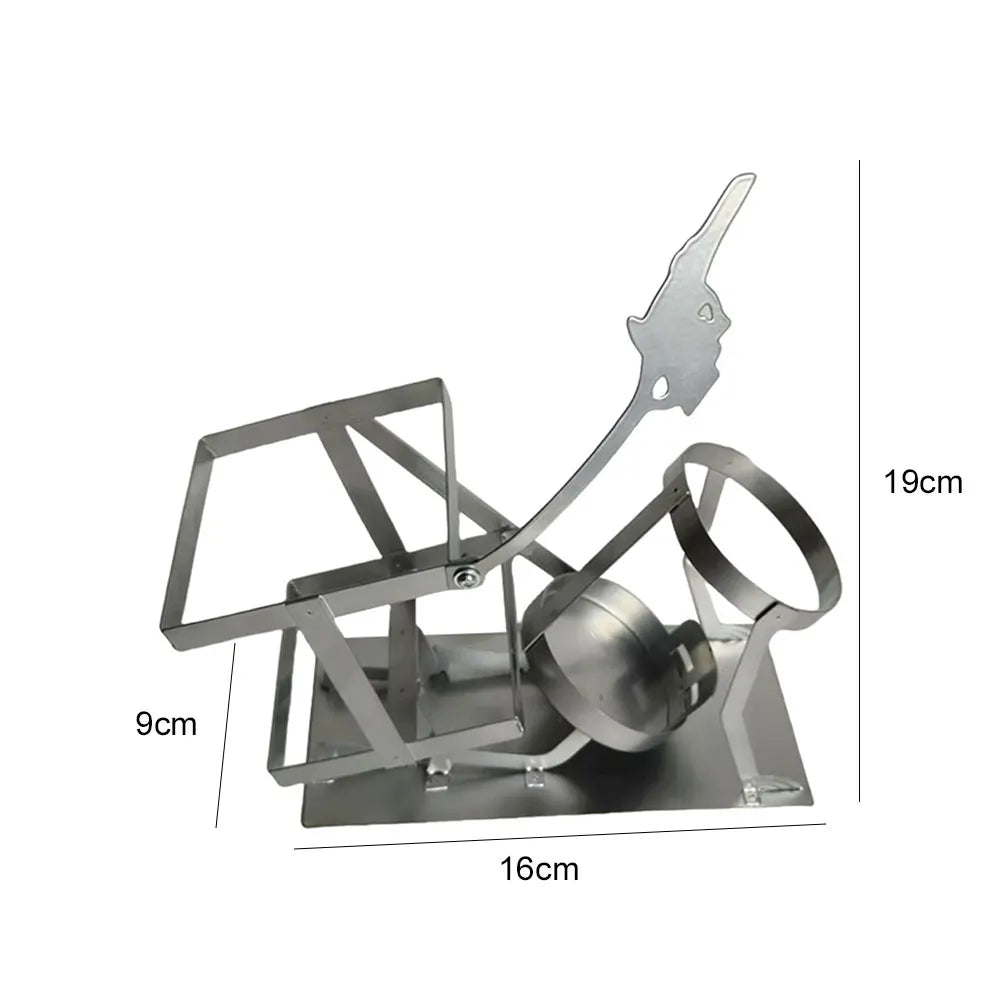 Retro Skull Skeleton Wine Holder Steampunk Bar Decor Bottle Stand