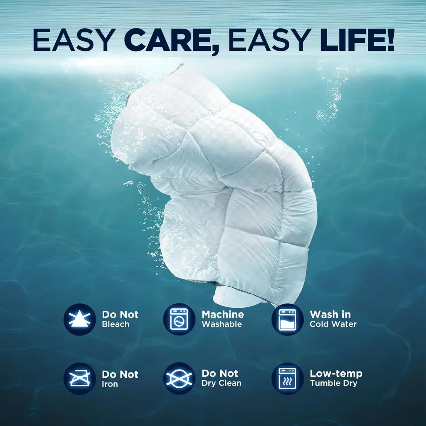 Ljustra Premium Memory Foam Mattress Topper Queen 2Inch Plush Comfort