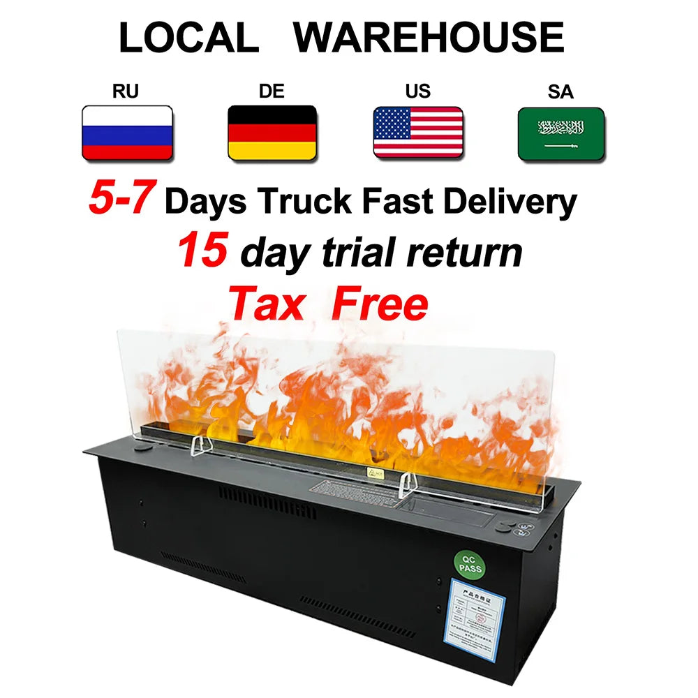 Intelligent Electric Water Atomizer 3D Vapor Decorative Fireplace