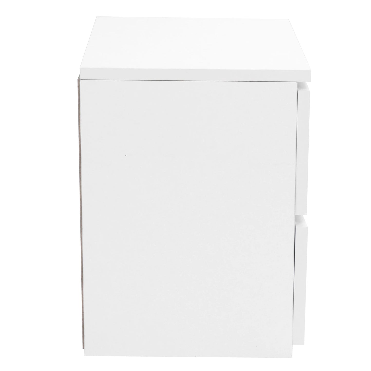 Modern Bedside Table with 2 Storage Drawers for Bedroom and Living Room