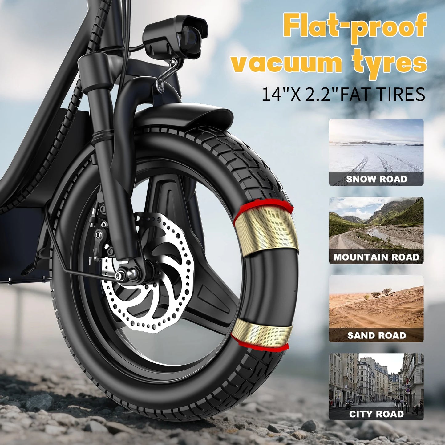 Adults Electric Scooter with Seat 700W 30 Mile Range Foldable E-Scooter