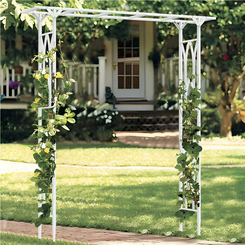 Stereoscopic Garden Arch Metal Wedding Arch Outdoor Pergola Trellis