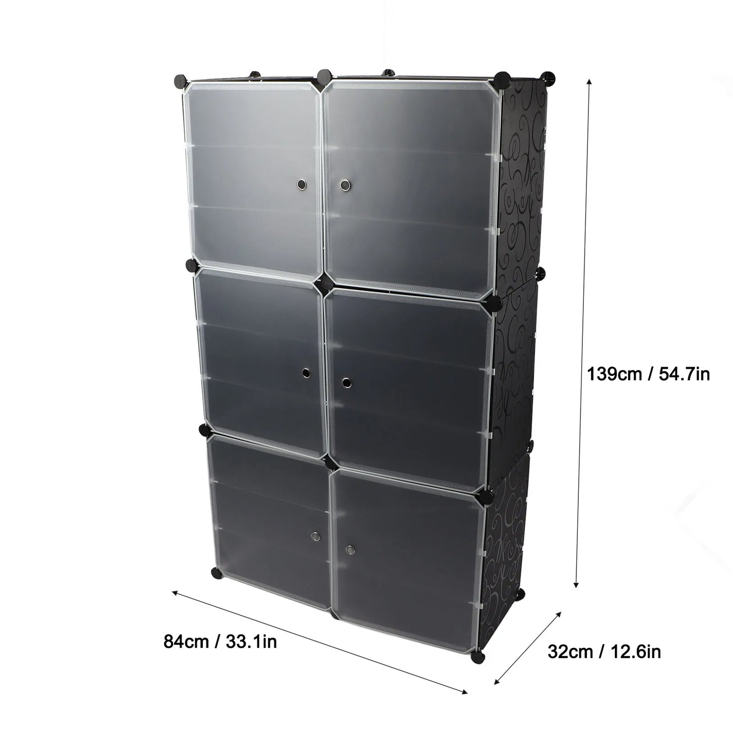 Ljustra Tall Shoe Rack Vertical Organizer Space Saving Easy Assemble