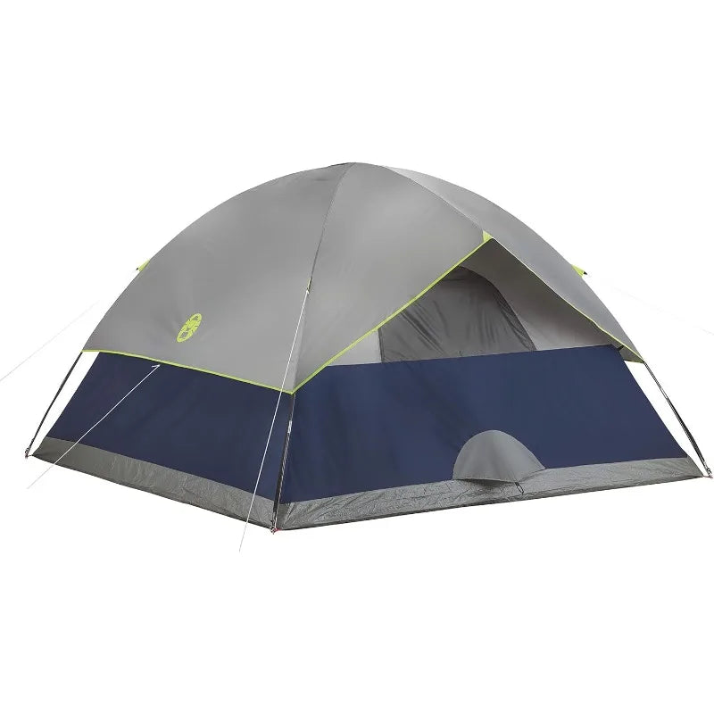 Coleman Sundome 6-Person Tent Weatherproof Easy Setup Camping Tent