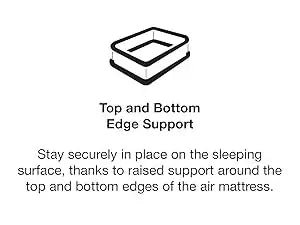 Ljustra 22in Queen Comfort Plush High-Rise Inflatable Air Mattress