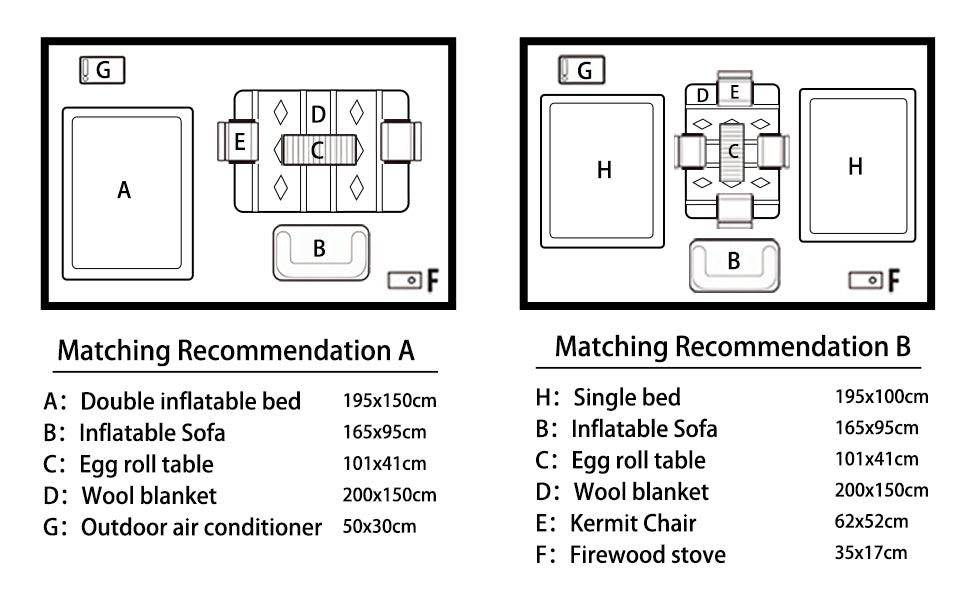 Inflatable Camping Tent 6-8 Person Quick Setup 80.73 Sq Ft 4 Season