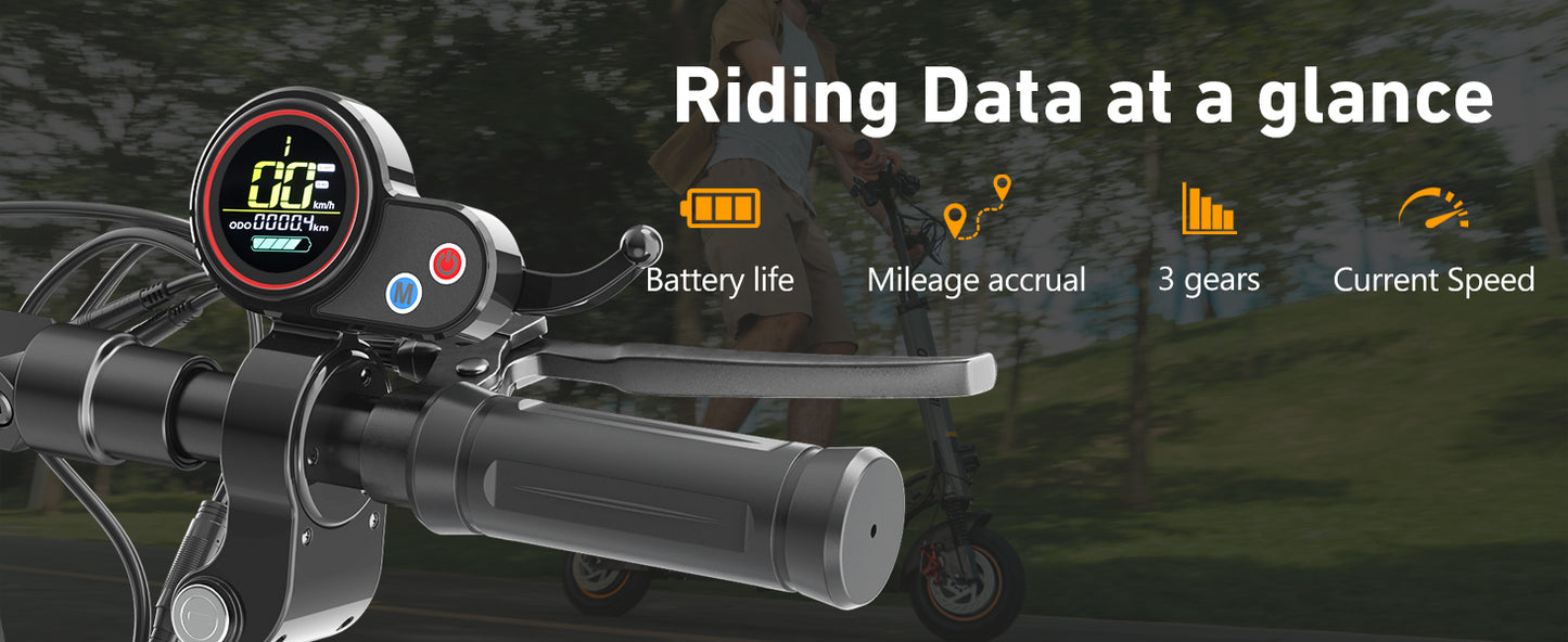 Electric Scooter 800W Motor 25MPH Folding E Scooter with Dual Braking