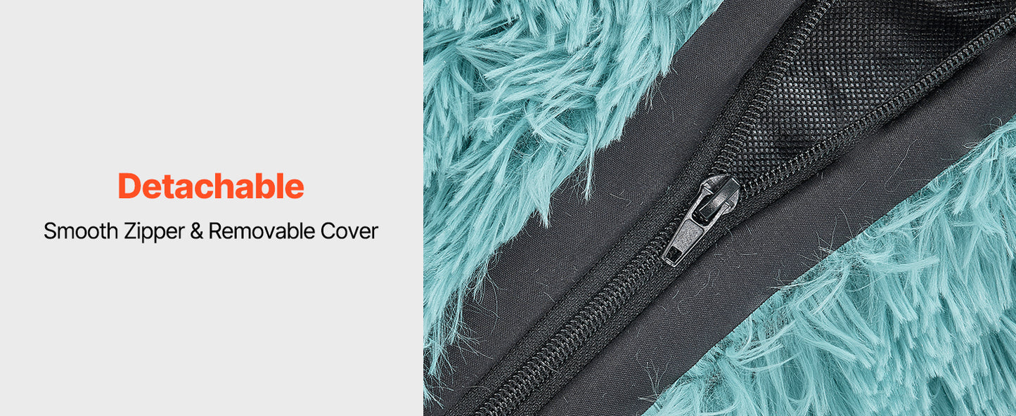 Ljustra Giant Bean Bag Chair Removable Cover Plush Foam Living Room