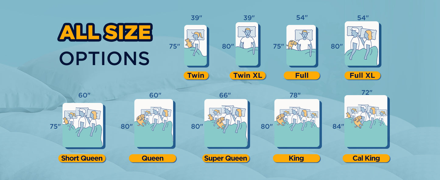 Ljustra Premium Memory Foam Mattress Topper Queen 2Inch Plush Comfort