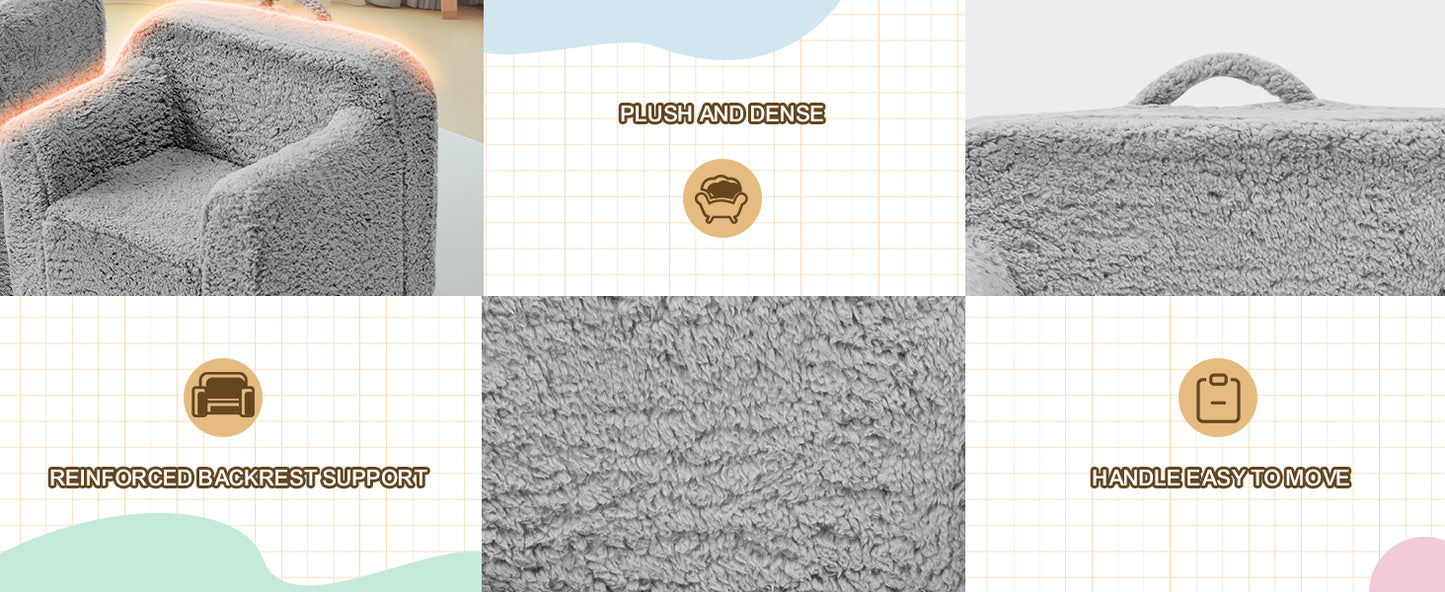 Ljustra Kids Play Couch Modular Toddler Sofa Foam Furniture