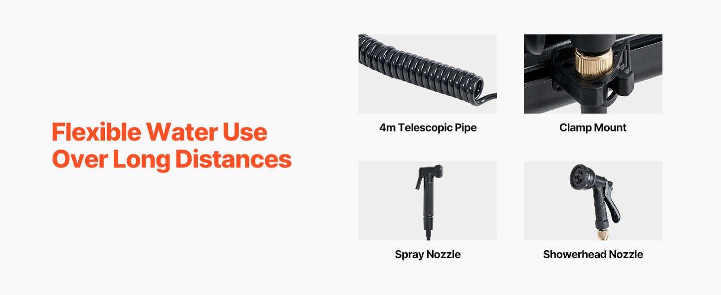 High Capacity Roof Rack Water Tank Multi-Dispensing Outdoor Tank