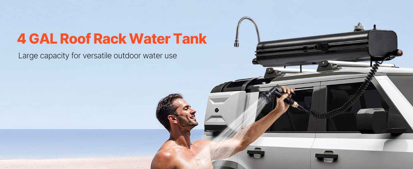 High Capacity Roof Rack Water Tank Multi-Dispensing Outdoor Tank