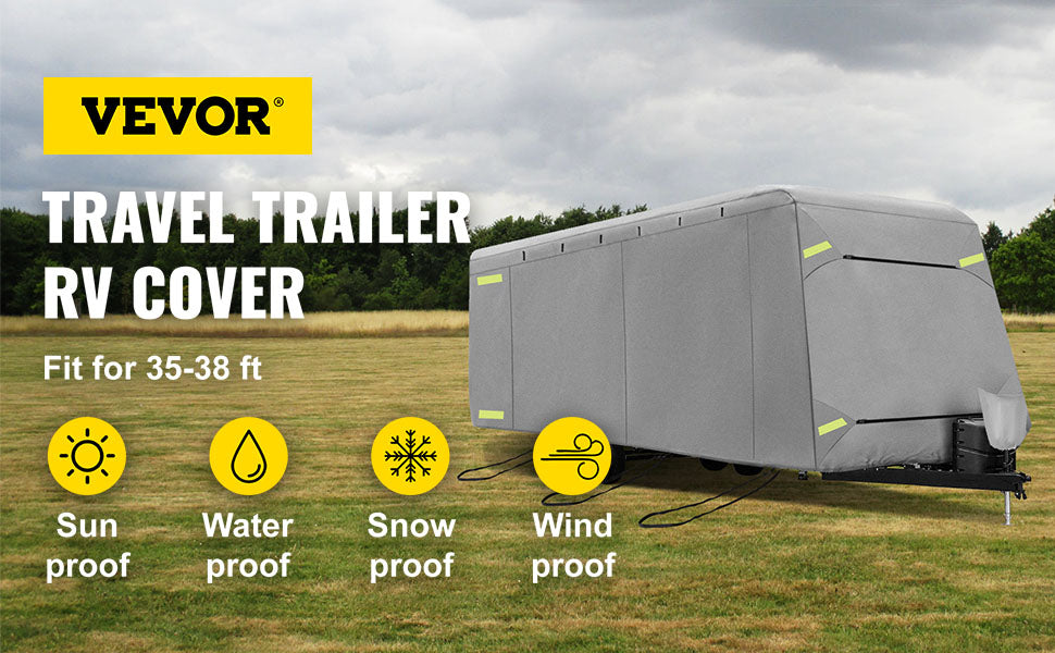 Ljustra RV Cover 33'-35' All Weather Protection Non-Woven Fabric