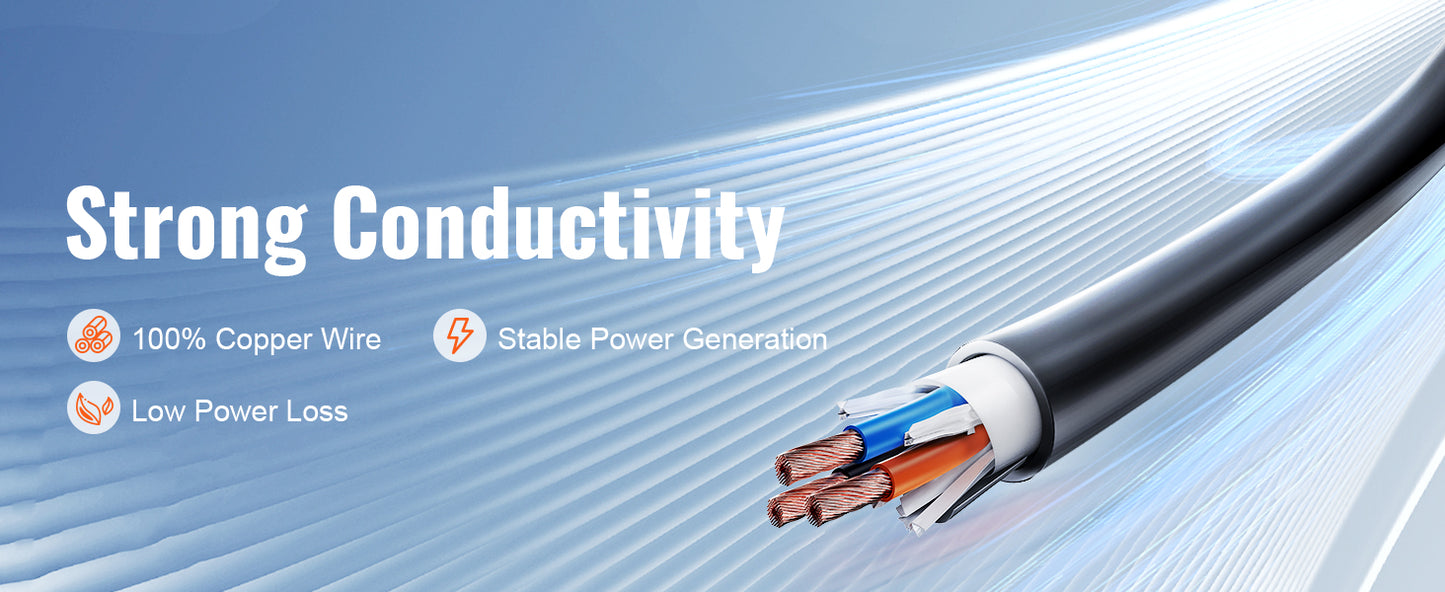 SucceBuy RV Extension Cord 25ft 50ft 30A 50A Power Cord ETL Listed