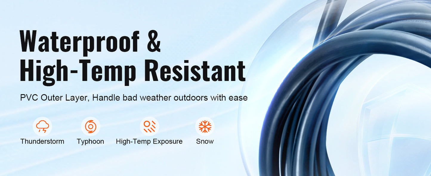 SucceBuy RV Extension Cord 25ft 50ft 30A 50A Power Cord ETL Listed