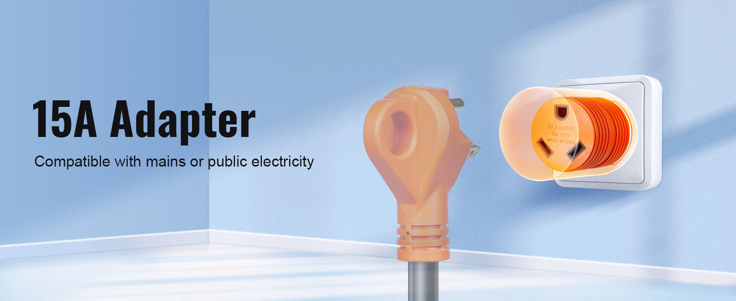 SucceBuy RV Extension Cord 25ft 50ft 30A 50A Power Cord ETL Listed