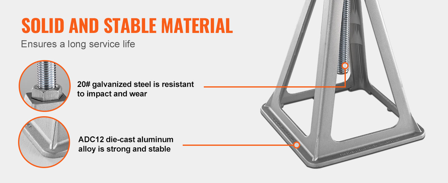 Ljustra 4 Pack RV Stabilizer Jack 6000 Lbs Leveling Jacks for Trailer