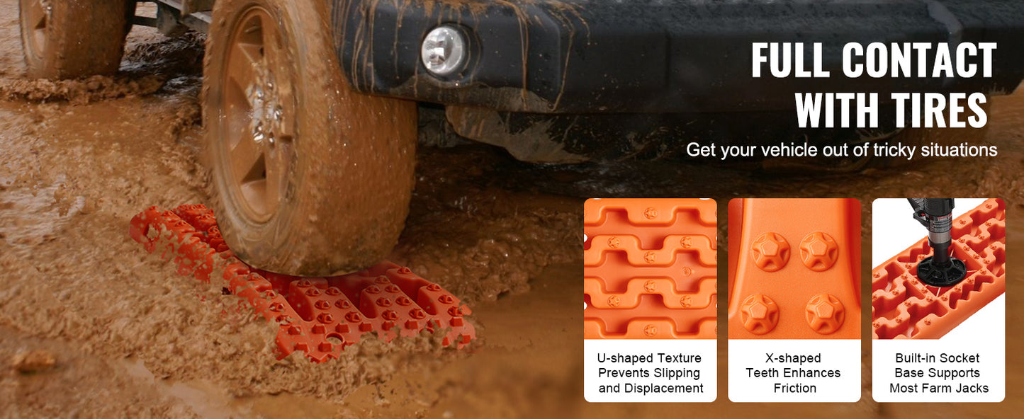 Ljustra 10 Ton Traction Boards Recovery Mats Off-Road Vehicle SUV Pickup