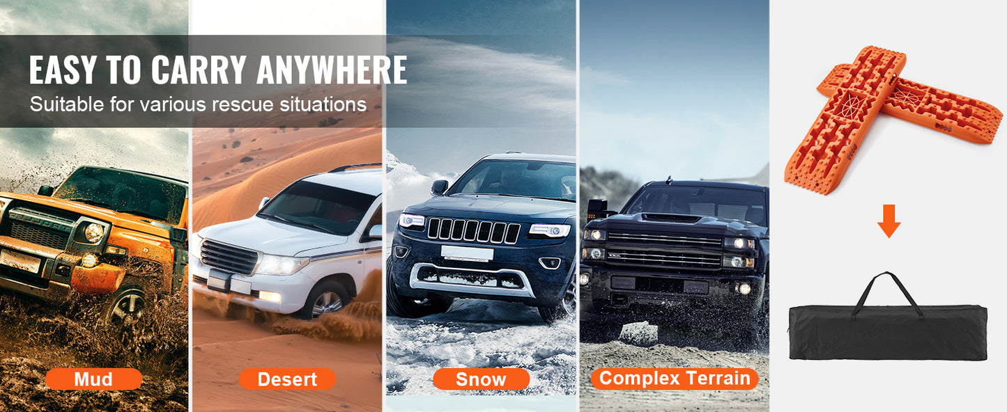 Ljustra 10 Ton Traction Boards Recovery Mats Off-Road Vehicle SUV Pickup