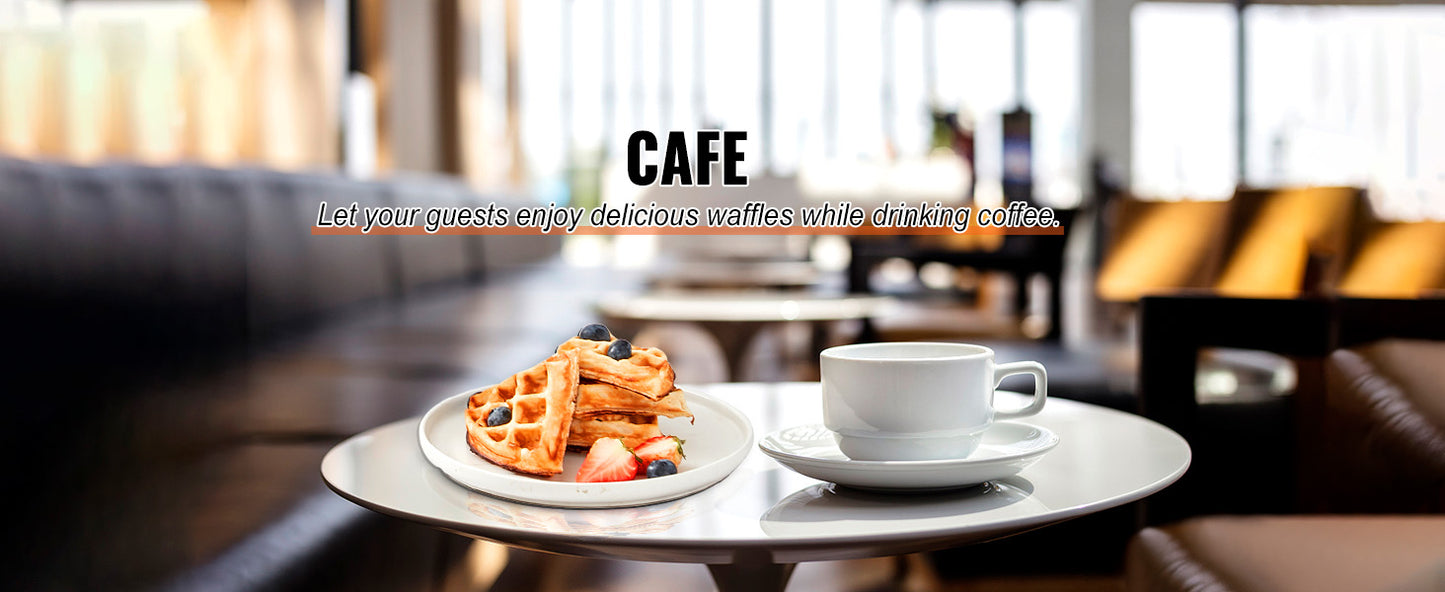 SucceBuy Electric Waffle Maker Non-Stick Stainless Steel Waffle Iron